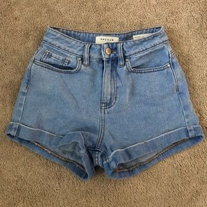 High waisted PacSun jean shorts